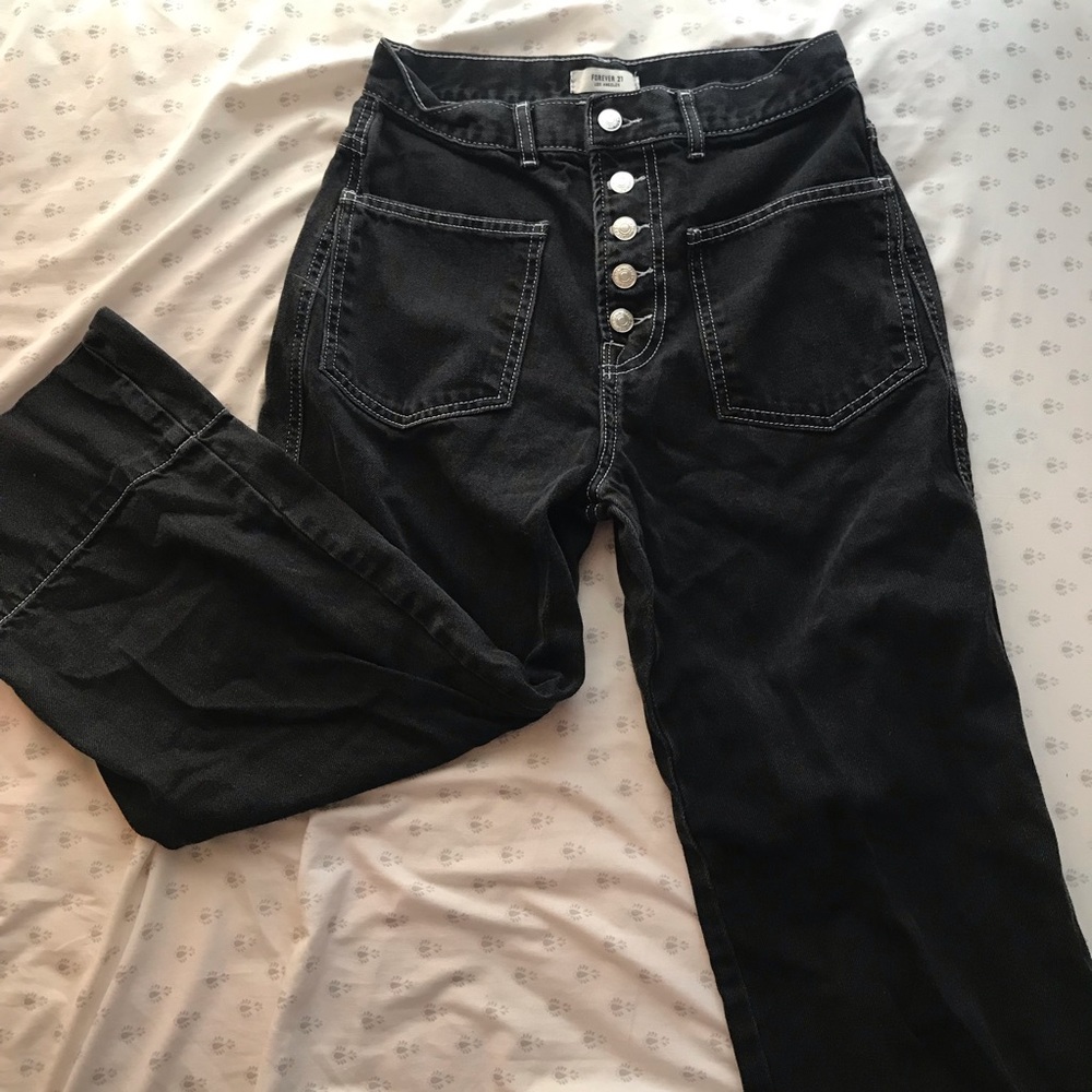 Forever 21 wide leg jeans